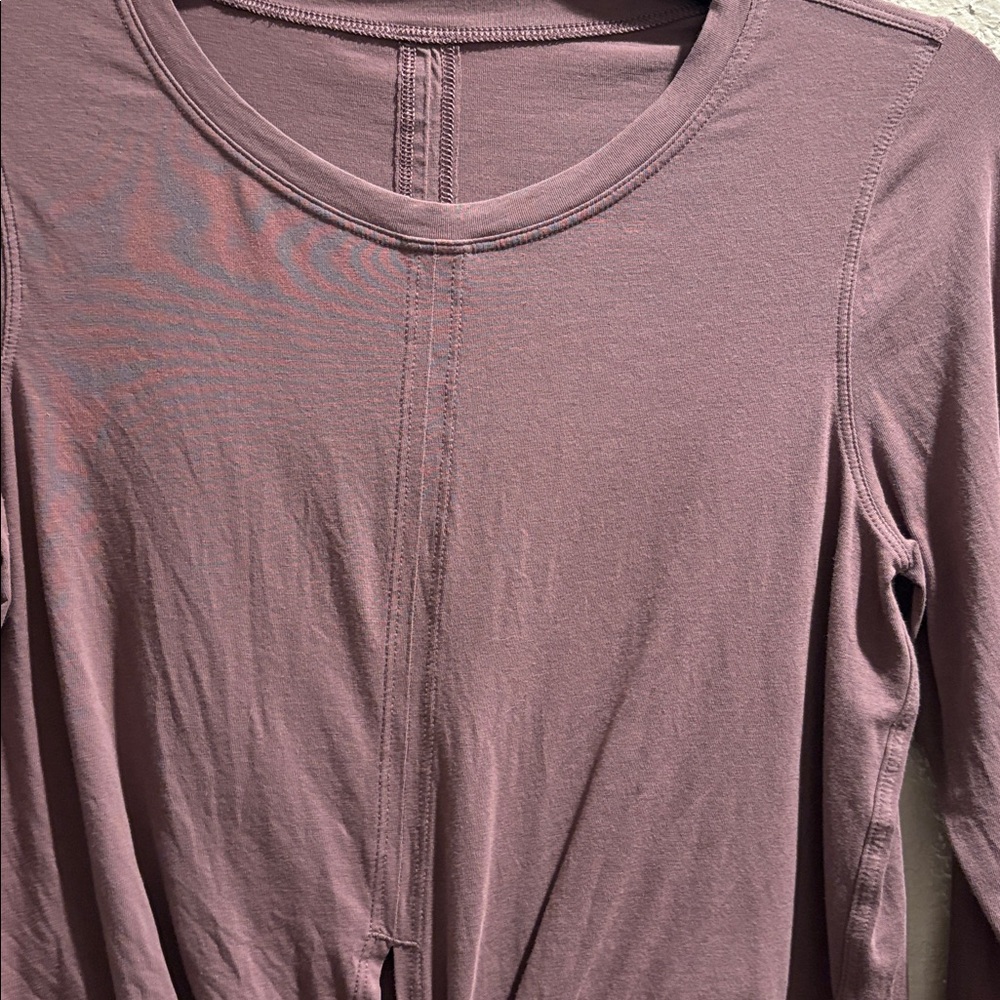 Lululemon Tie Front Long Sleeve - Picture 3 of 4